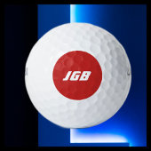 Mit Monogramm Golfball Wählen Sie Ihren Farbhinter