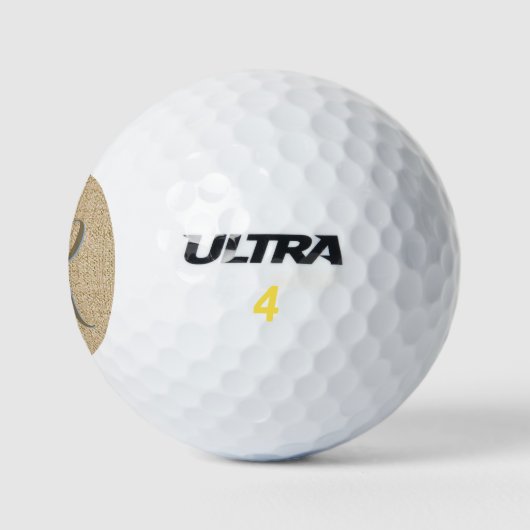 Mit Monogramm Golfbälle (Logo)