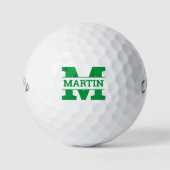 Mit Monogramm Golfbälle (Vorderseite)