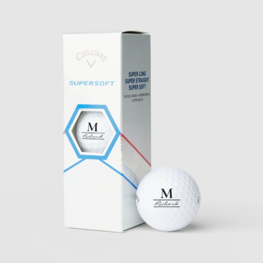 Mit Monogramm Golfbälle - Designs für benutzerdefi (Verpackung)