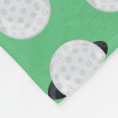 Mit Monogramm Golferloch in einem Golfball Fleecedecke (Ecke)