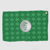 Mit Monogramm Golfhandtuch (Horizontal)