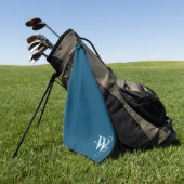 Mit Monogramm Golfhandtuch (Gras)