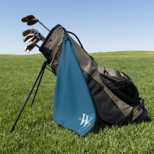 Mit Monogramm Golfhandtuch (Gras)