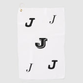 Mit Monogramm Golfhandtuch (Vorderseite)