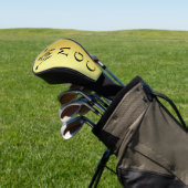 Mit Monogramm Golfklubs und Crosslogos - Gold-Logo Golf Headcover (In SItu)