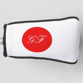 mit Monogramm Golfkopplerdeckel der japanischen Fl Golf Headcover (Vorderseite)
