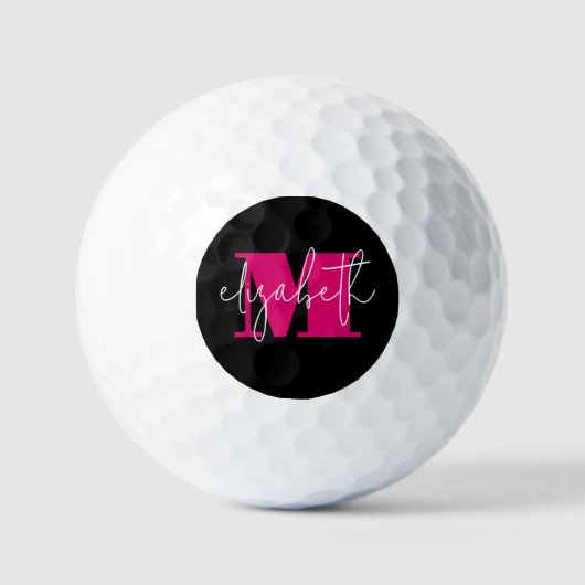 Mit Monogramm Golfplätze Golfball (Vorderseite)