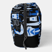 Mit Monogramm Gone Fishing Blue Waschbeutel (Rechts)