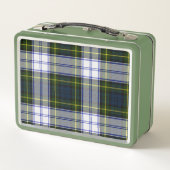 Mit Monogramm Gordon Dress Kariert Metal Lunch Box (Rückseite)
