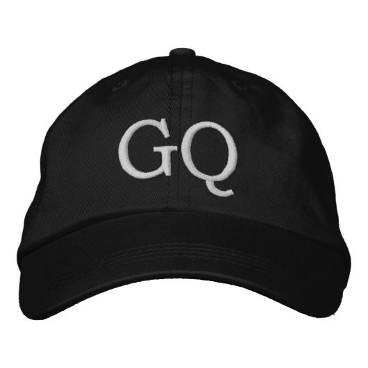 MIT MONOGRAMM GQ-HAT BESTICKTE BASEBALLKAPPE (Vorderseite)