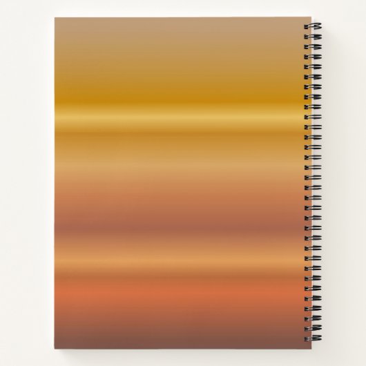 Mit Monogramm Gradienten aus Grauen und Grauen Son Notizblock (Rückseite)