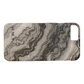 Mit Monogramm Granite Wirbel iPhone 7 Fall Case-Mate iPhone Hülle (Rückseite (Horizontal))