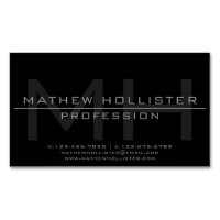 Mit Monogramm, grau und schwarz