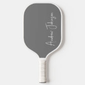 Mit Monogramm-Graue-Pickleball-Paddel Pickleball Schläger (Vorderseite)