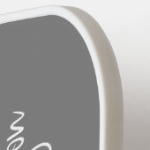 Mit Monogramm-Graue-Pickleball-Paddel Pickleball Schläger (Linke Seite)