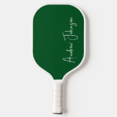 Mit Monogramm Green Pickleball Paddel Pickleball Schläger (Rückseite)