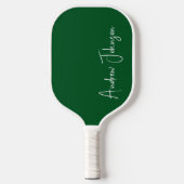 Mit Monogramm Green Pickleball Paddel Pickleball Schläger (Vorderseite)