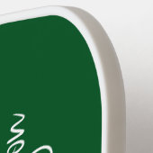 Mit Monogramm Green Pickleball Paddel Schläger (Linke Seite)