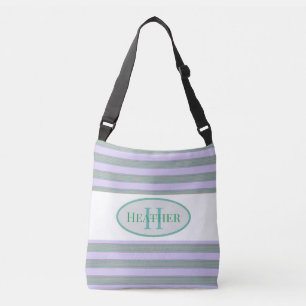 Mit Monogramm Green Thatch Tote Tasche
