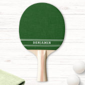 Mit Monogramm Grün- und Weiß-Moderne Tischtennis Schläger