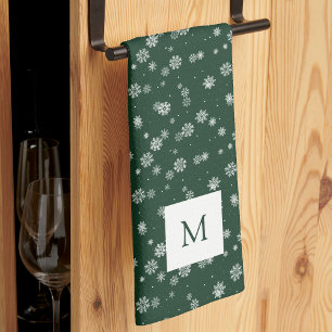 Mit Monogramm Grüne Küchentücher