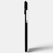 Mit Monogramm grüner asiatischer Drache Case-Mate iPhone Hülle (Rückseite / Links)