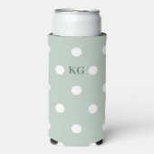 Mit Monogramm Grünflächen Selters Dosenkühler (Seltzer Vorderseite)
