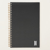 Mit Monogramm "H"-Imitat Carbon Fibre Cover Planne Planer (Vorderseite)