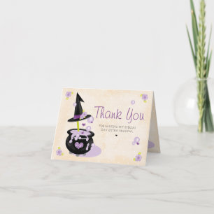 Mit Monogramm Halloween Hexe Cauldron Danke