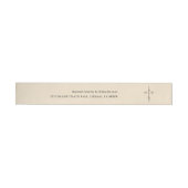 Mit Monogramm Hand Letter Chic Cross (Person)
