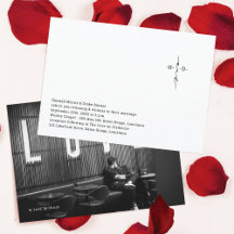 Mit Monogramm Hand Letter Chic Cross-Hochzeit