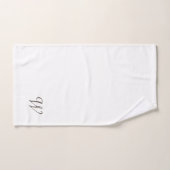 Mit Monogramm Handtücher nach Maß (Handtuch)