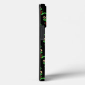 Mit Monogramm Happy Bookworm Black Case-Mate iPhone Hülle (Rückseite / Rechts)