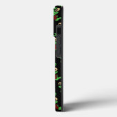 Mit Monogramm Happy Bookworm Black Case-Mate iPhone Hülle (Rückseite / Links)