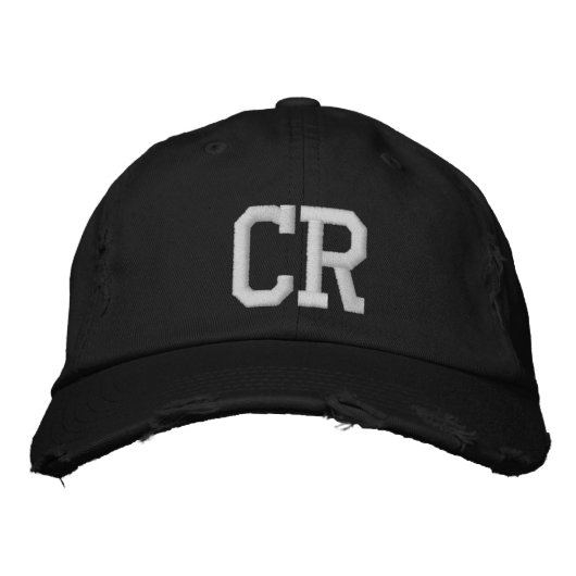 MIT MONOGRAMM HATS BESTICKTE BASEBALLKAPPE (Vorderseite)