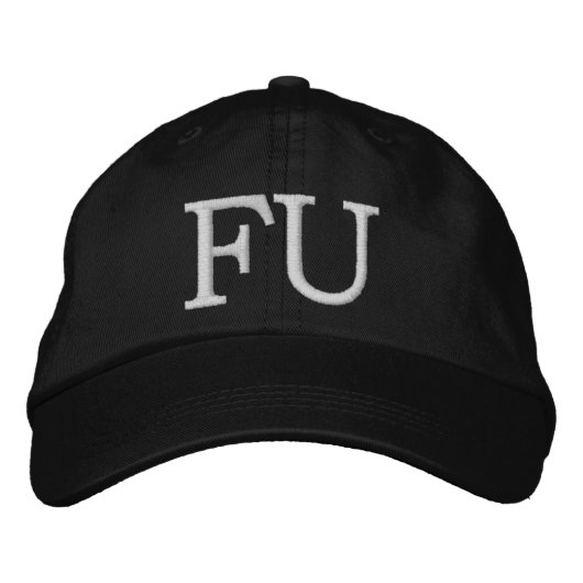 MIT MONOGRAMM HATS BESTICKTE BASEBALLKAPPE (Vorderseite)