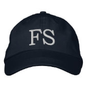MIT MONOGRAMM HATS BESTICKTE BASEBALLKAPPE (Vorderseite)