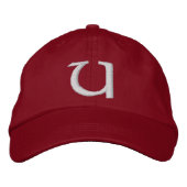 MIT MONOGRAMM HATS BESTICKTE BASEBALLKAPPE (Vorderseite)