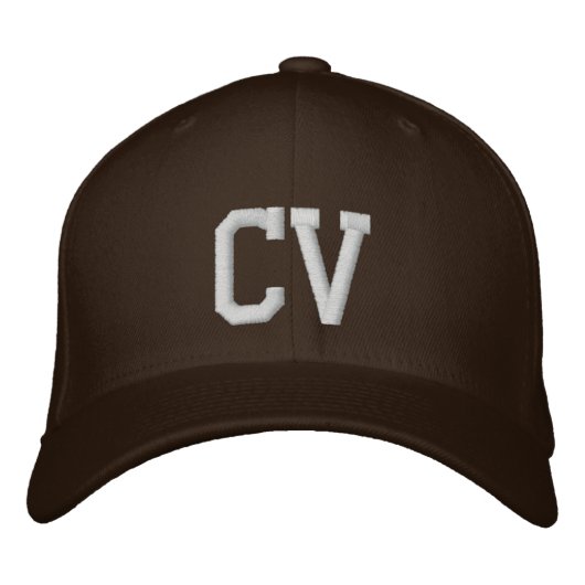 MIT MONOGRAMM HATS BESTICKTE BASEBALLKAPPE (Vorderseite)