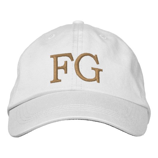 MIT MONOGRAMM HATS BESTICKTE BASEBALLKAPPE (Vorderseite)