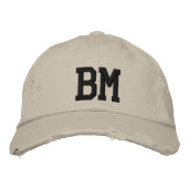 MIT MONOGRAMM HATS BESTICKTE BASEBALLKAPPE (Vorderseite)