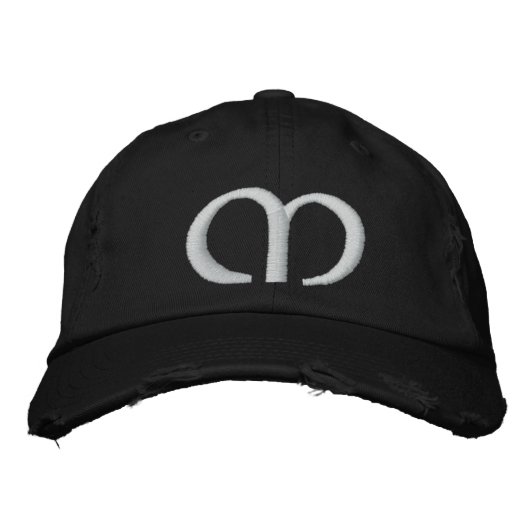 MIT MONOGRAMM HATS BESTICKTE BASEBALLKAPPE (Vorderseite)