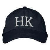 MIT MONOGRAMM HATS BESTICKTE BASEBALLKAPPE (Vorderseite)