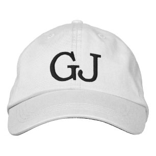 MIT MONOGRAMM HATS BESTICKTE BASEBALLKAPPE
