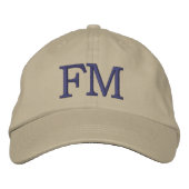 MIT MONOGRAMM HATS BESTICKTE BASEBALLKAPPE (Vorderseite)