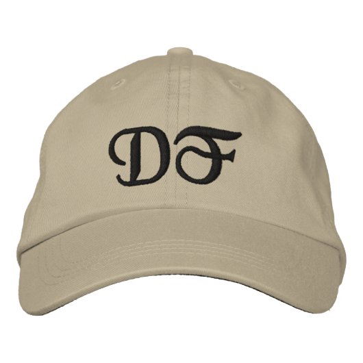 MIT MONOGRAMM HATS BESTICKTE BASEBALLKAPPE (Vorderseite)