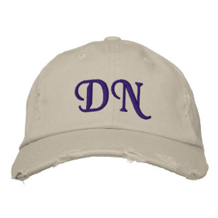 MIT MONOGRAMM HATS BESTICKTE KAPPE