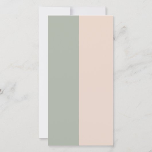 Mit Monogramm Herzhochzeit - Pink-Menü (Rückseite)