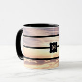 Mit Monogramm Himmelsszene Tasse (Vorderseite Links)